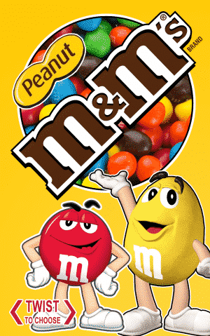 Peanut M&M'S Orange Candy